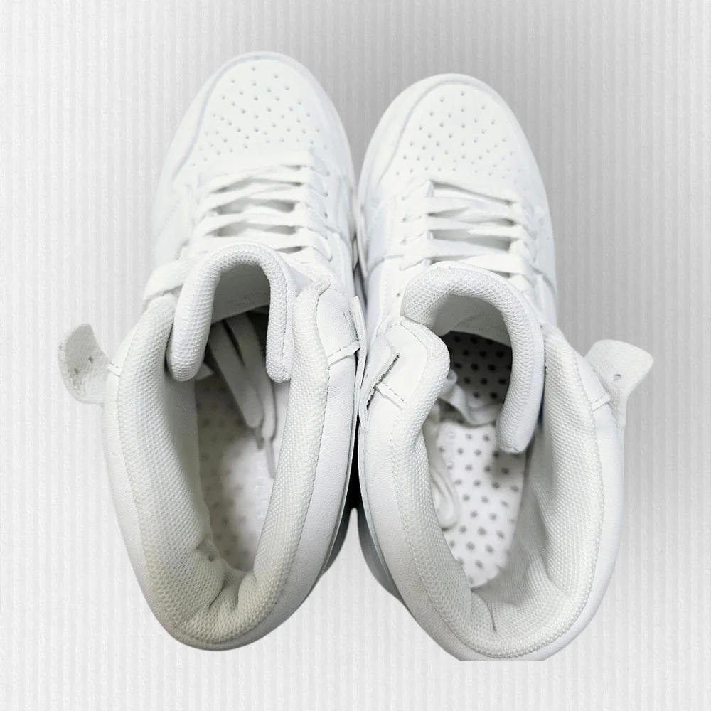 NWT PrettyLittleThing White Hi Top Lace Up Platform Sneakers‎